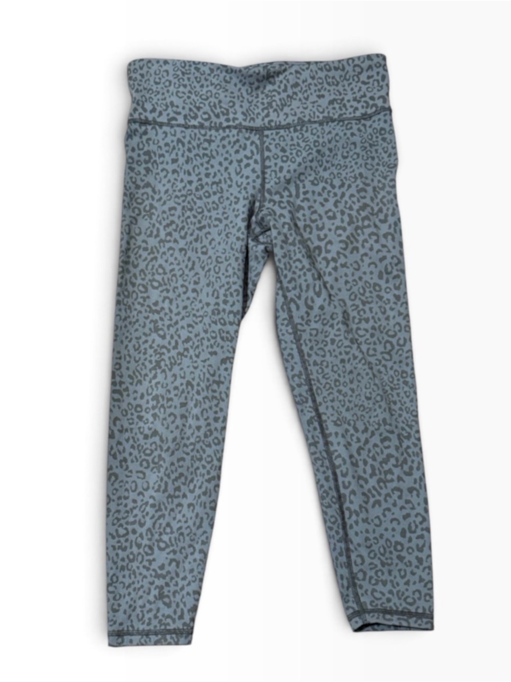 GAP FIT Green Leopard Print Leggings